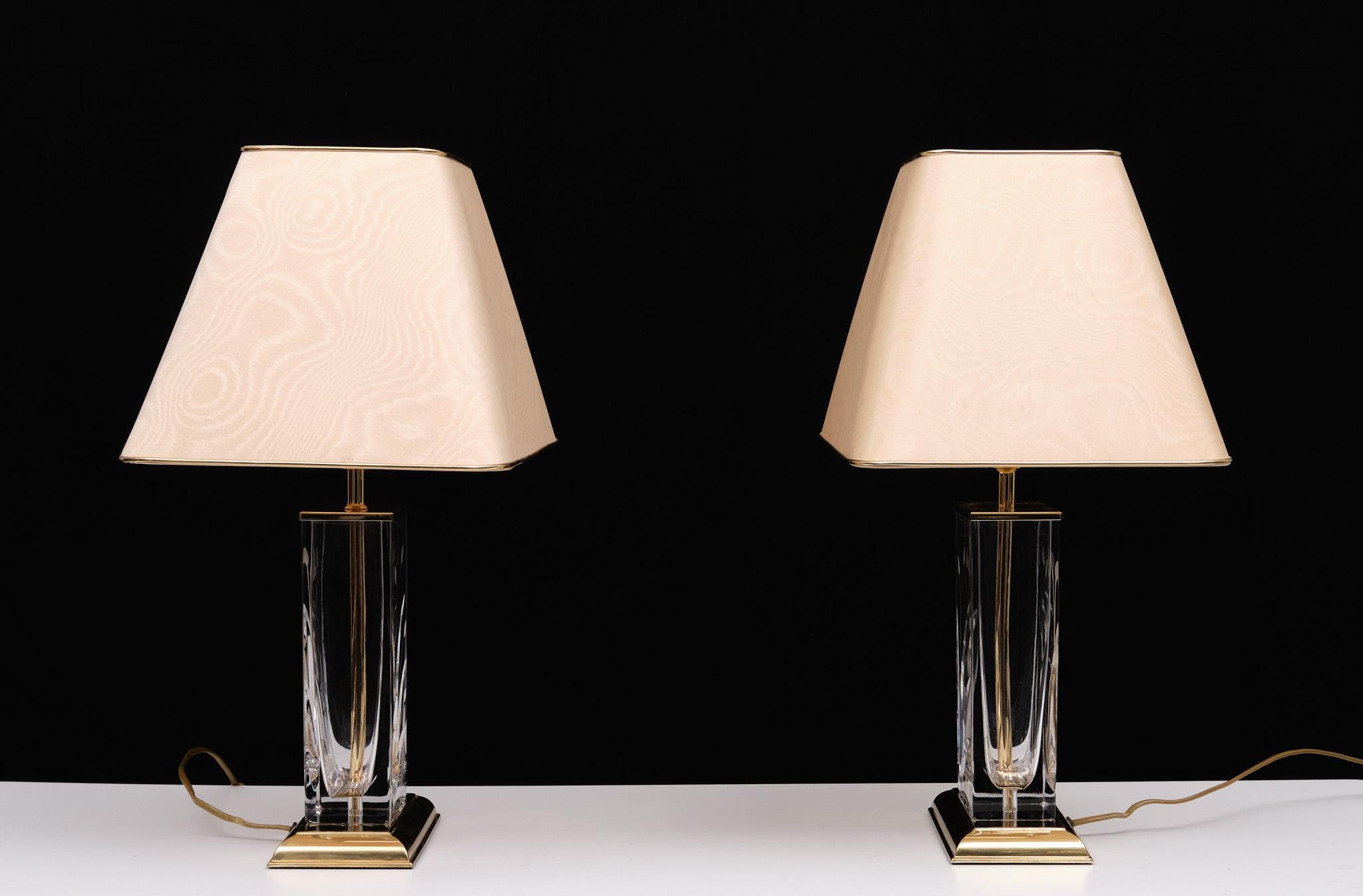 Table lamps Nachtmann Leuchten Hollywood Regency  1970s Germany  In Good Condition For Sale In Den Haag, NL