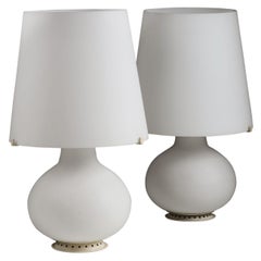 Table Lamps Nr. 1853 by Max Ingrand for Fontana Arte, 1970s, Set of 2