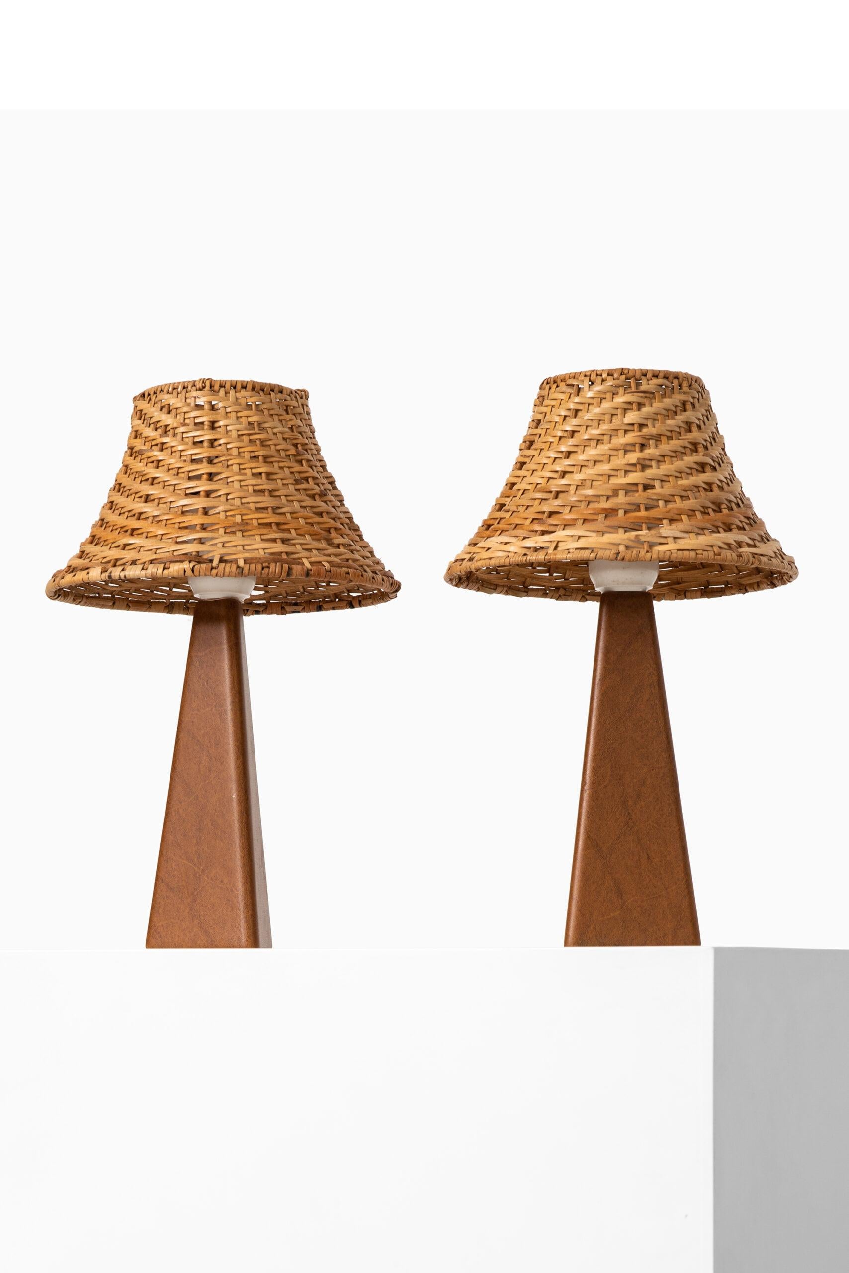 Scandinavian Modern Table Lamps Produced by AB Armaturhantverk in Sweden For Sale
