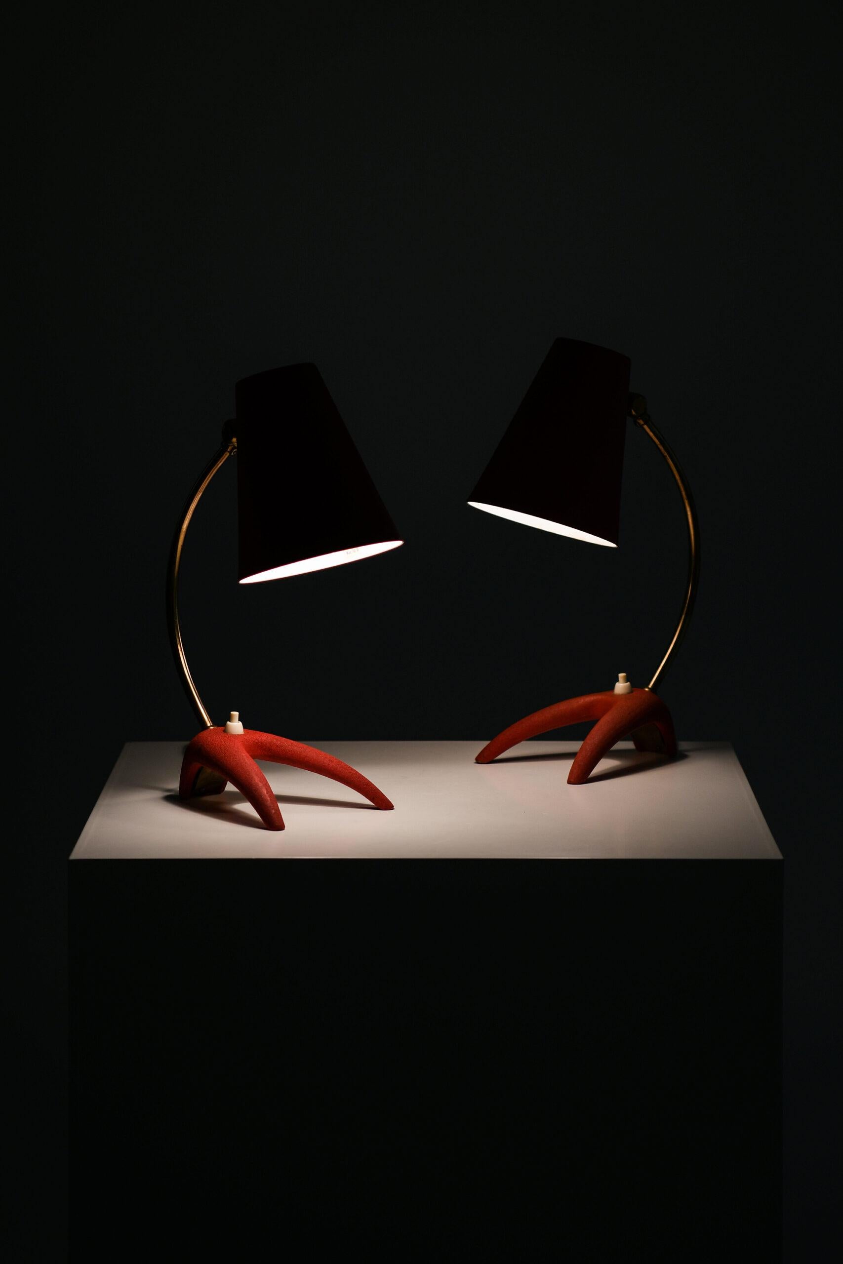 Lampes de table produites par EW en Suède en vente 1