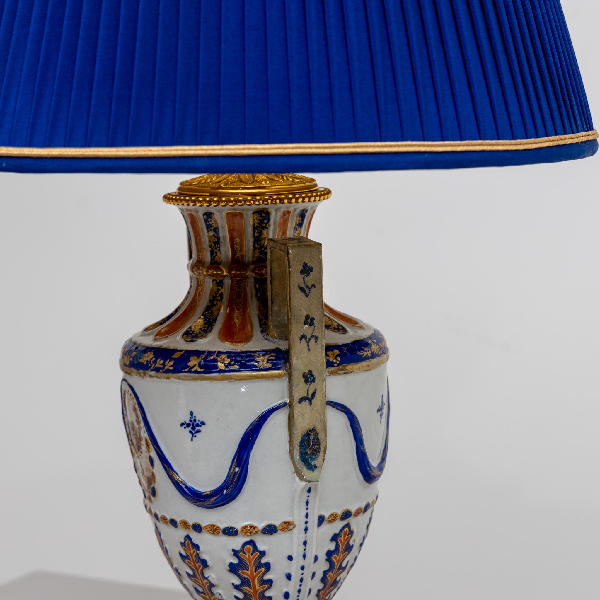 Table Lamps with Porcelain Bases, Chinese Export, 1st Half 19th Century 8