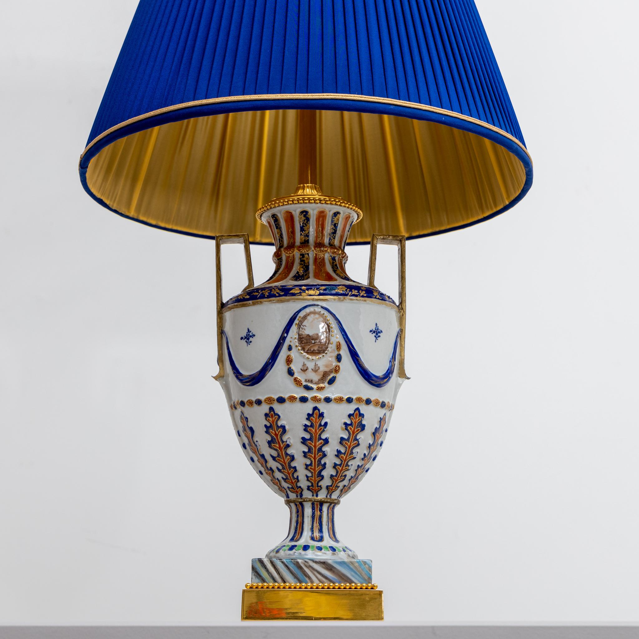 Table Lamps with Porcelain Bases, Chinese Export, 1st Half 19th Century 3