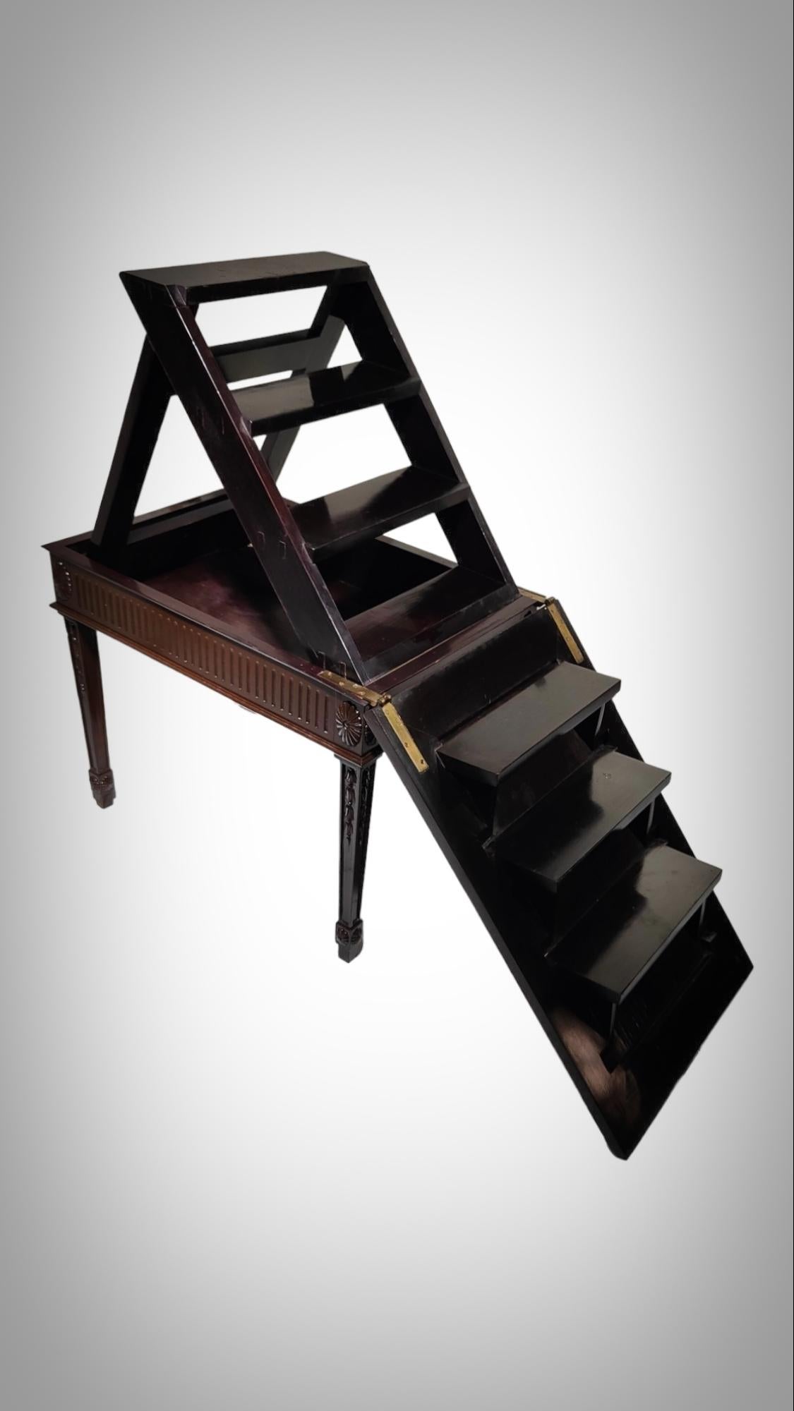 Table - Library Staircase XIX Century For Sale 6