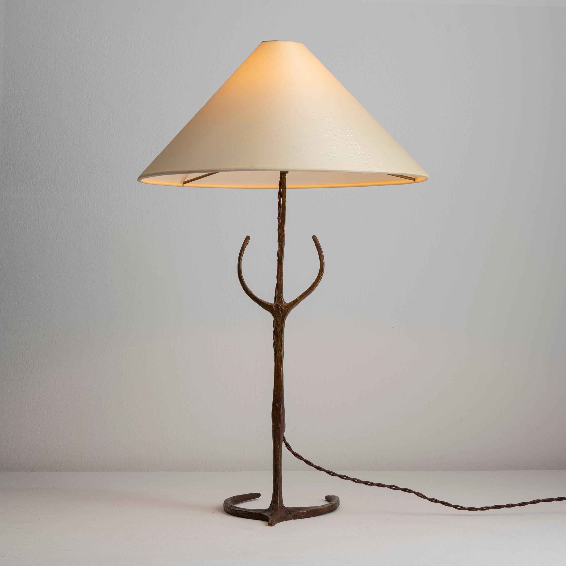 Bronze Table Light by Felix Agostini