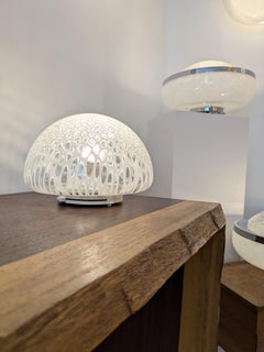 Table light model Dobrilla by Giusto Toso for Leucos, Murano glass, Italy, 1974