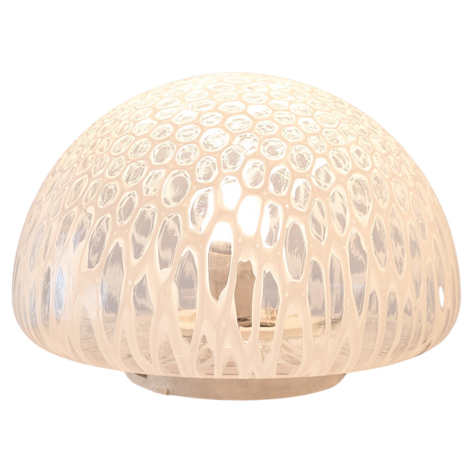 Table light model Dobrilla by Giusto Toso for Leucos, Murano glass, Italy, 1974