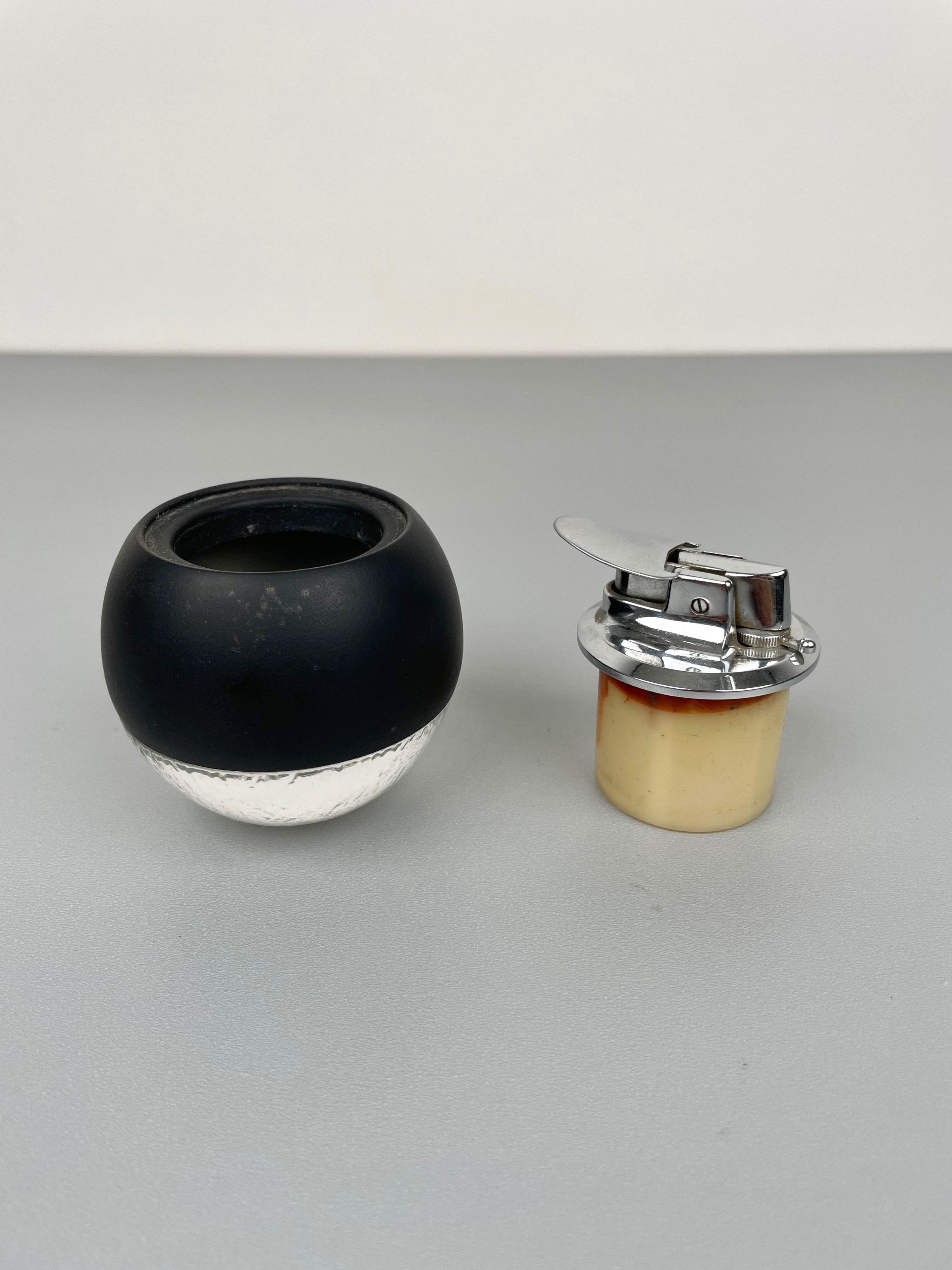 Table Lighter and Ashtray 