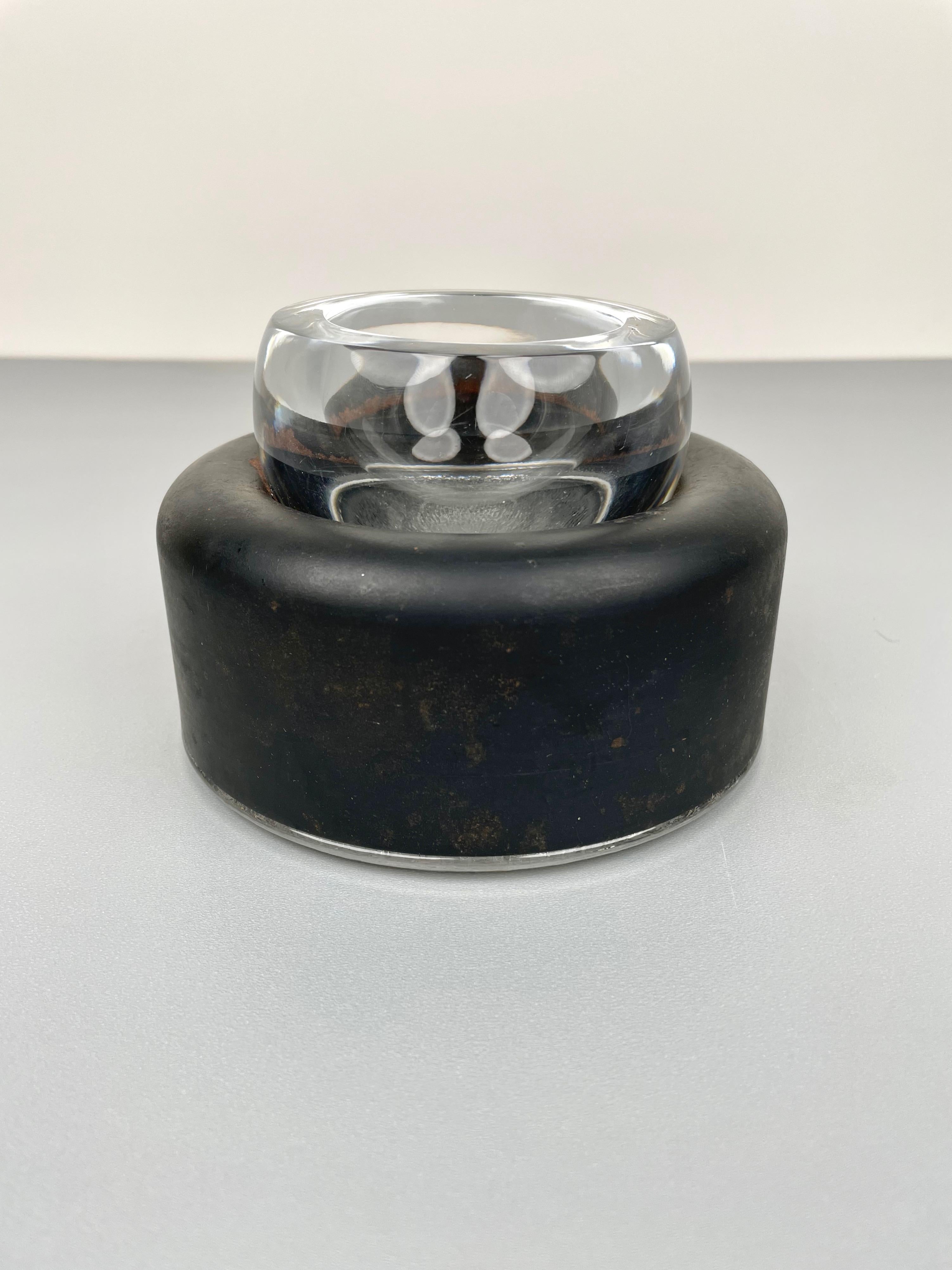 Mid-20th Century Table Lighter and Ashtray 
