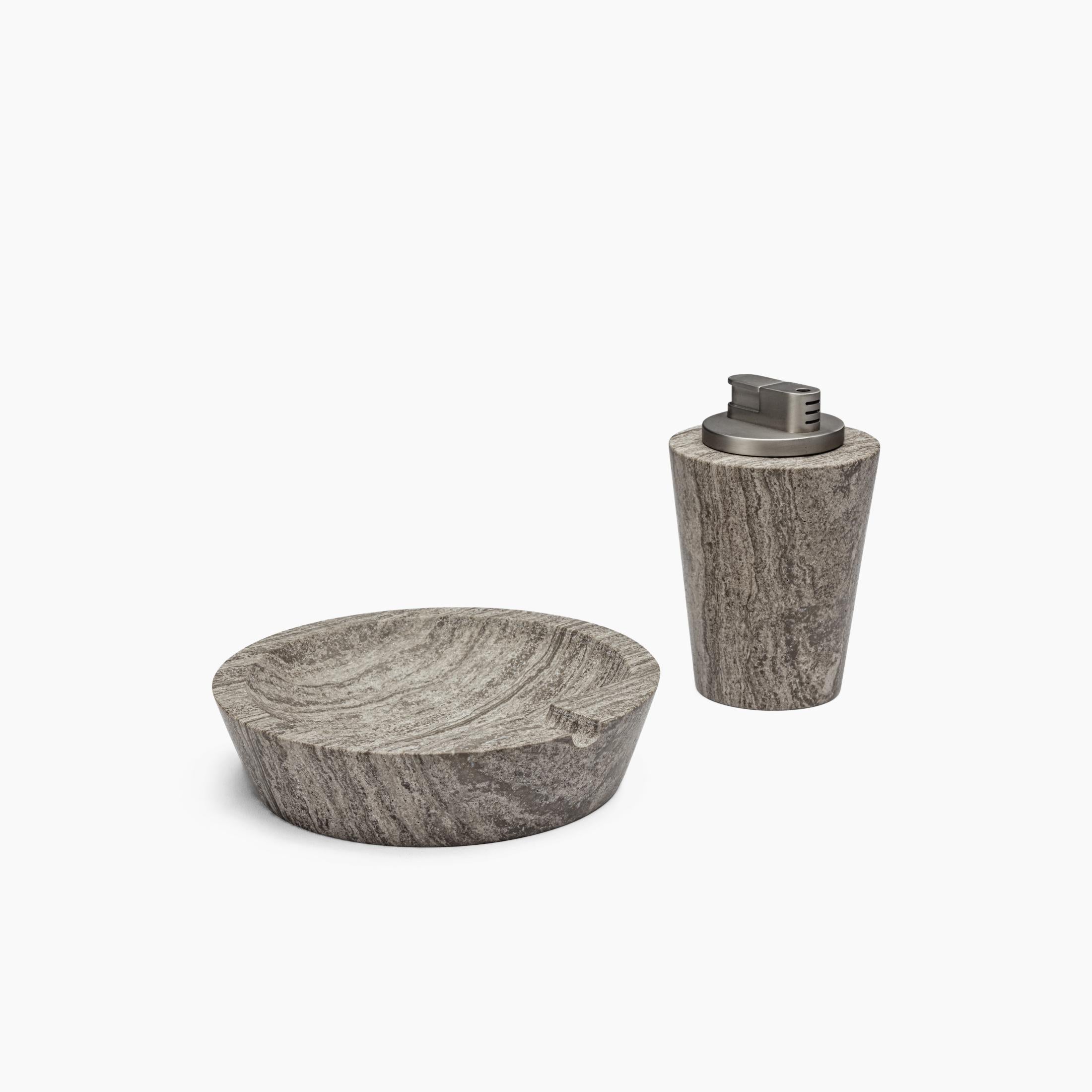 Marbre Briquet de table en marbre gris d'Athènes en vente