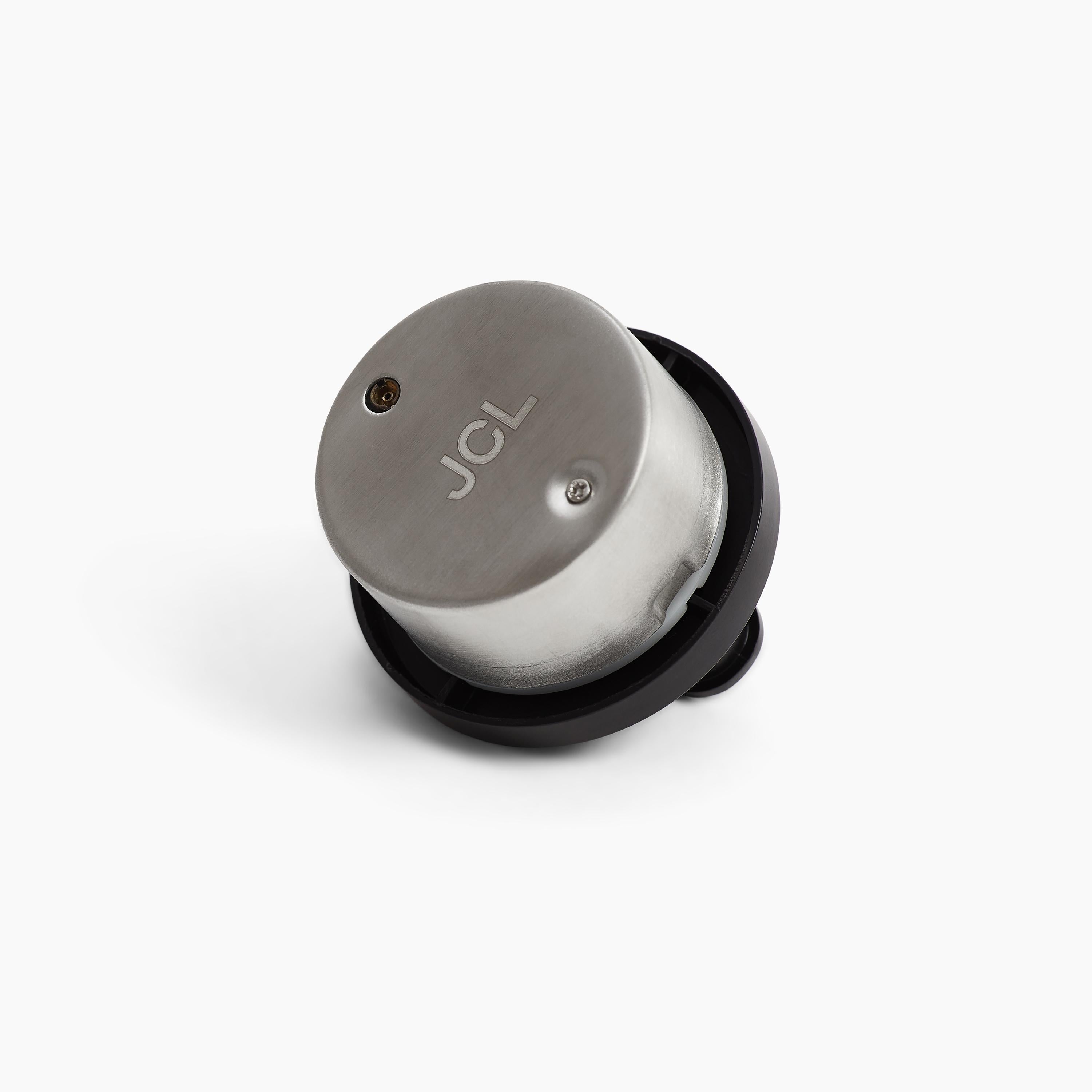 Contemporary Table Lighter in Grey Athens Marble For Sale