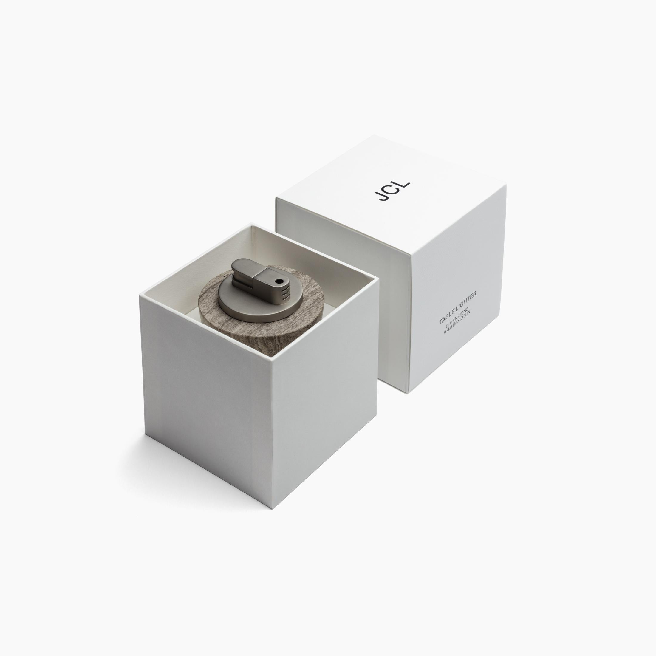 Briquet de table en marbre gris d'Athènes en vente 3