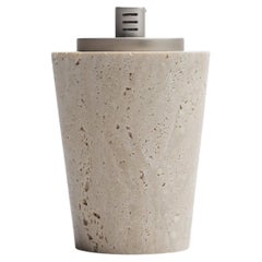 Table Lighter in Roman Travertine
