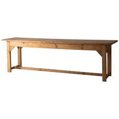 Tisch Long Drapers Table Kieferholz Schwedisch:: 19. Jahrhundert:: Schweden