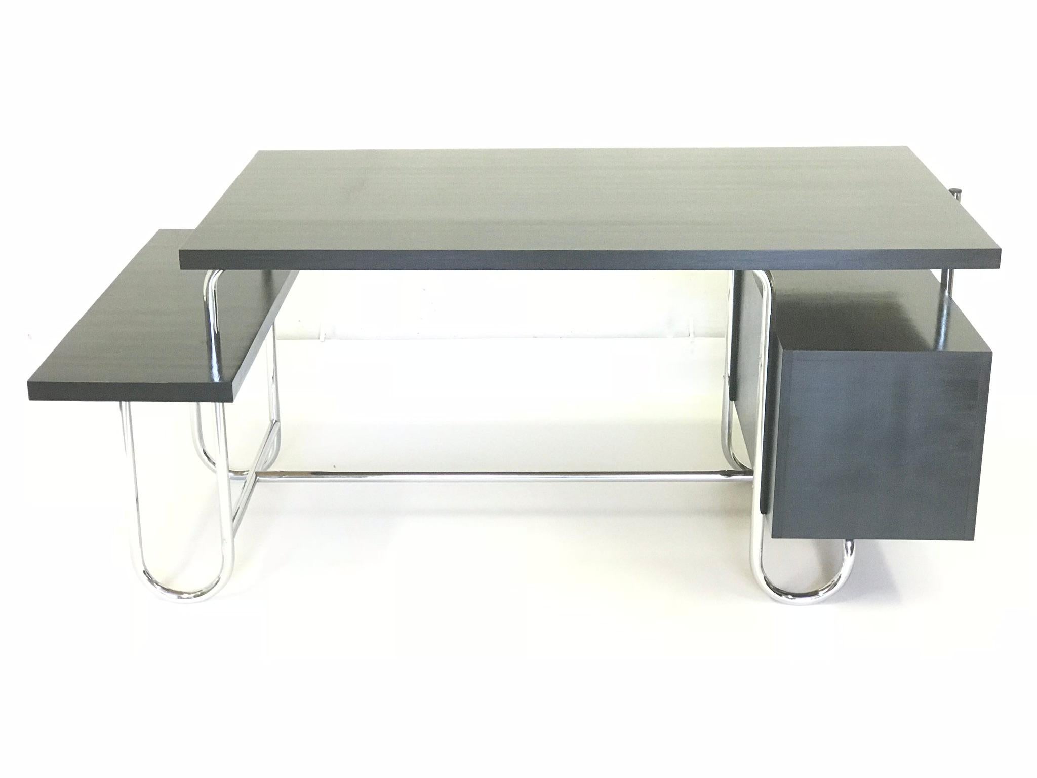 Bauhaus Table Made of Steel Tubes Thonet Designer André Lurcat For Sale
