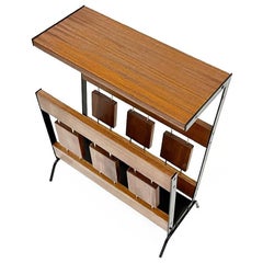 Vintage Table Magazine Rack, Netherlands 1950s