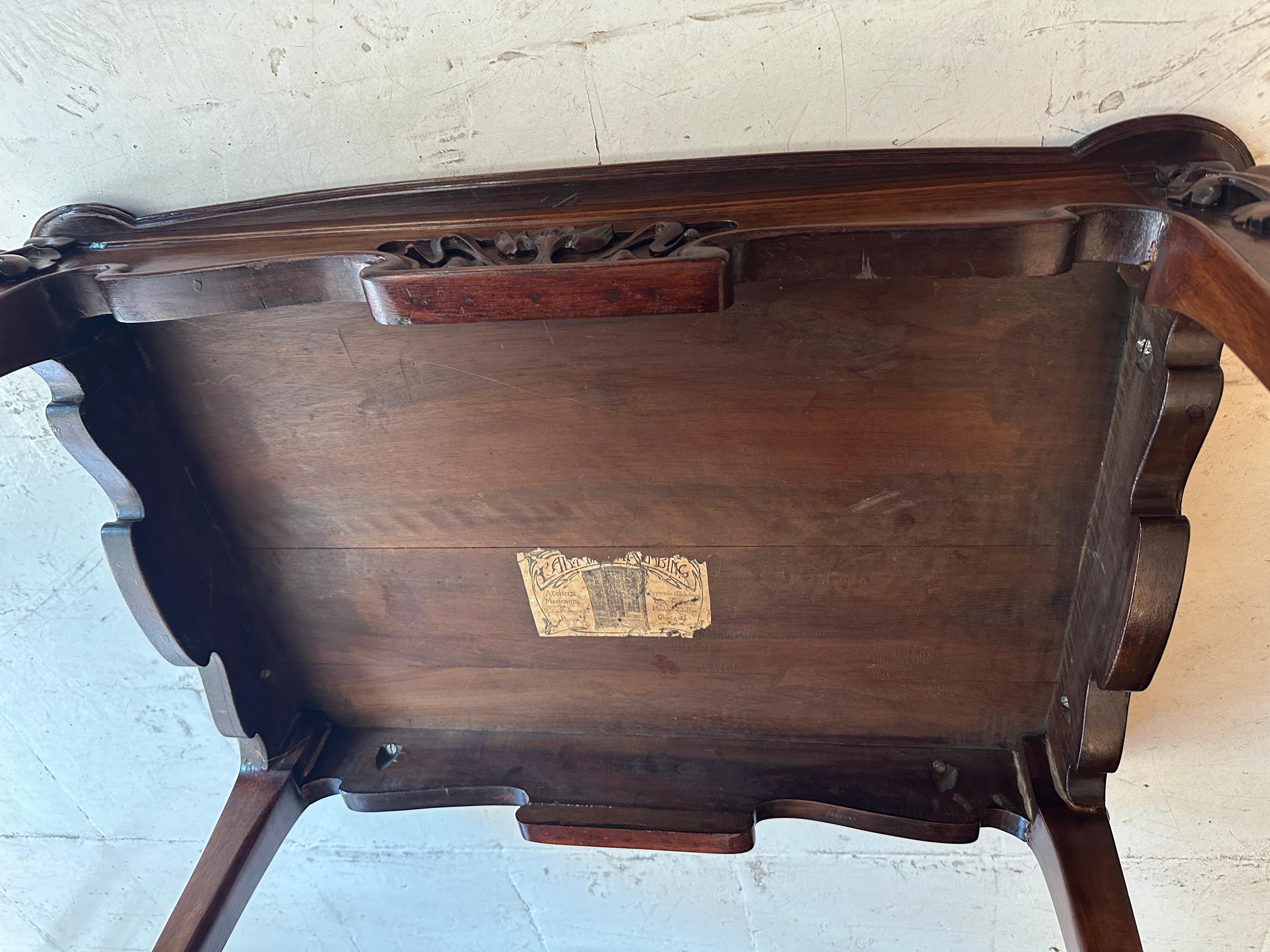 Table Maison L'art Nouveau, Bing Atelier Magasins, Siegfried Bing, Jugendstil im Angebot 7