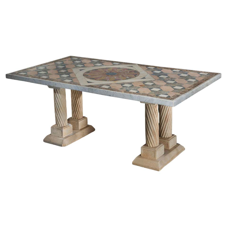 Roman Table Background White Roman Travertine Coffee Table by Le Lampade For Sale at 1stDibs ...