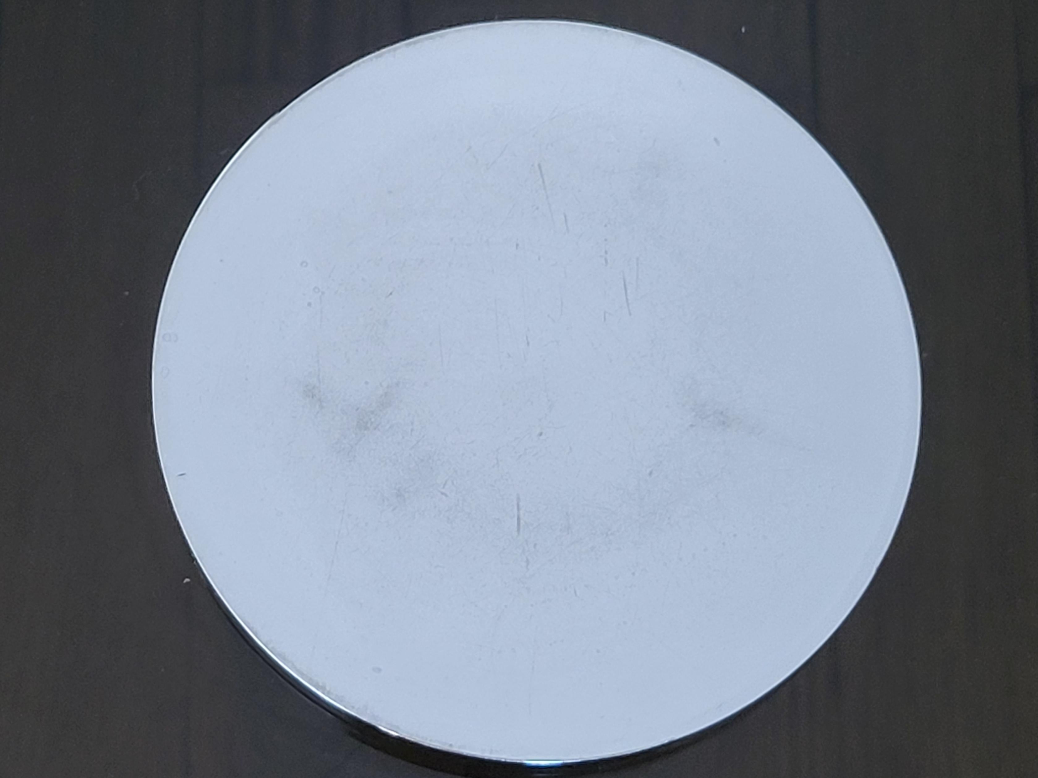 Tisch MARCUSO par Zanotta Designer Marco ZANUSO en verre pieds inox, Italien 1970 im Angebot 2