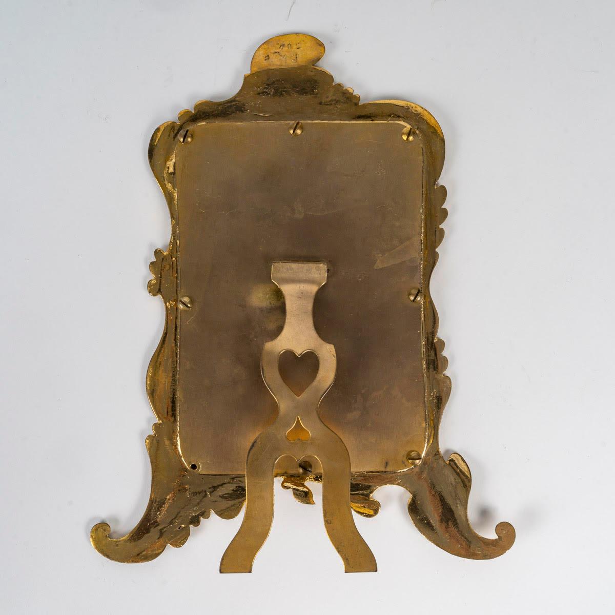 Table Mirror and its Two Vases, 19th Century, Napoleon III Period. For Sale 8
