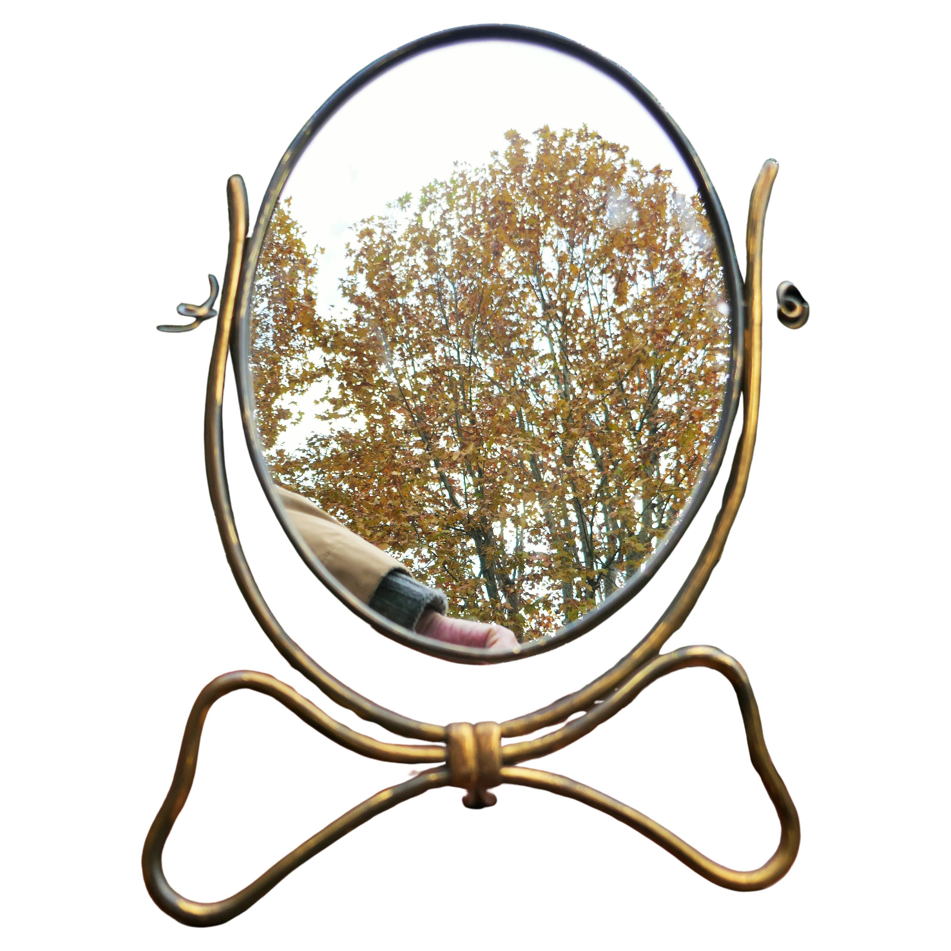 Modern Table mirror attributed to Gio Ponti or Paolo Buffa For Sale