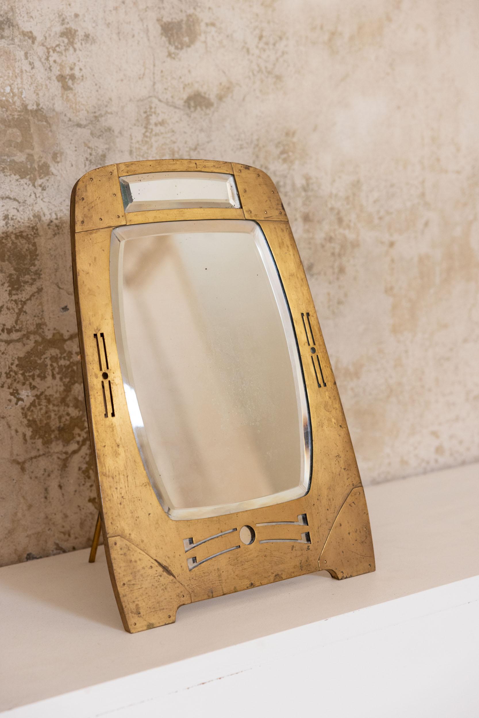 Mid-Century Modern Table mirror by Argentor, Vienna For Sale