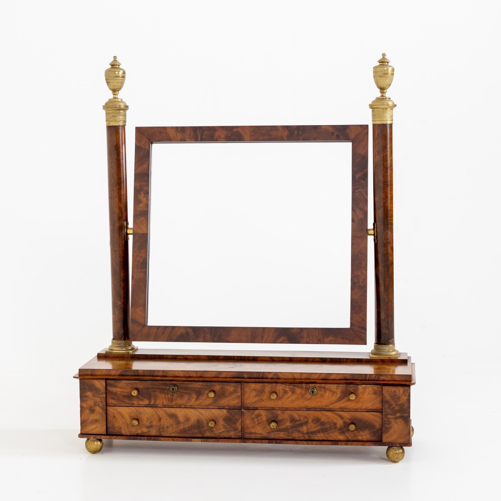 Empire Table Mirror, France Early 19th Century For Sale