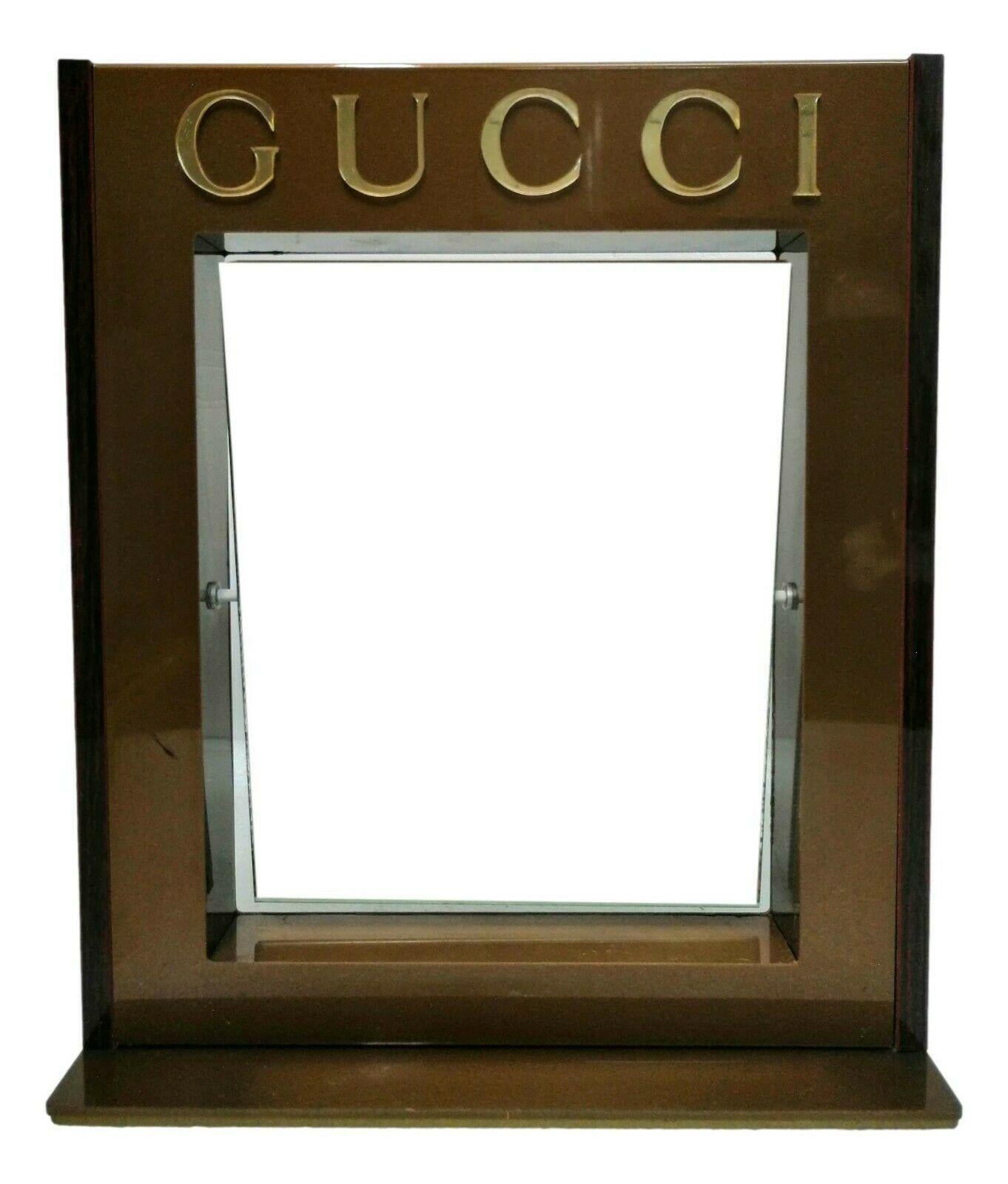 Miroir de table « Gucci » - Boutique d'origine du vendeur Bon état - En vente à taranto, IT