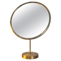 Table mirror in brass, Swedish Modern