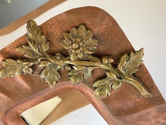 Espejo de mesa en tonelero Periodo Art Nouveau, Austia 1900