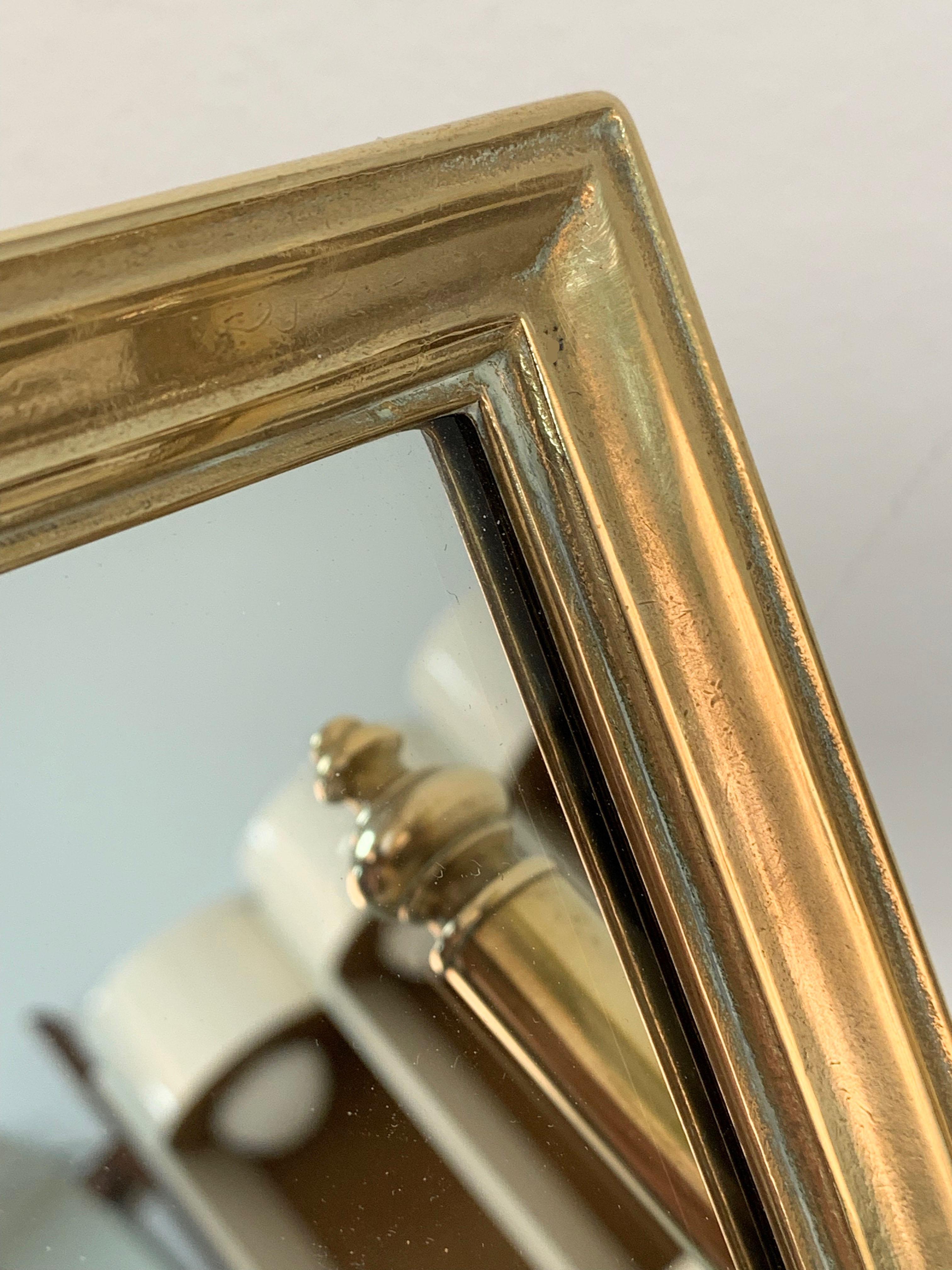 Table Mirror in Polished Brass, Vanity, Adjustable, Italy, 1950s 3