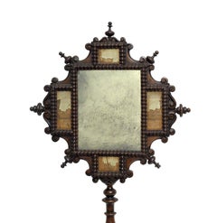 Table Mirror, Italy, 1830, with Paesina Stone