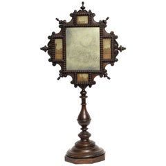 Table Mirror, Italy, 1830, with Paesina Stone