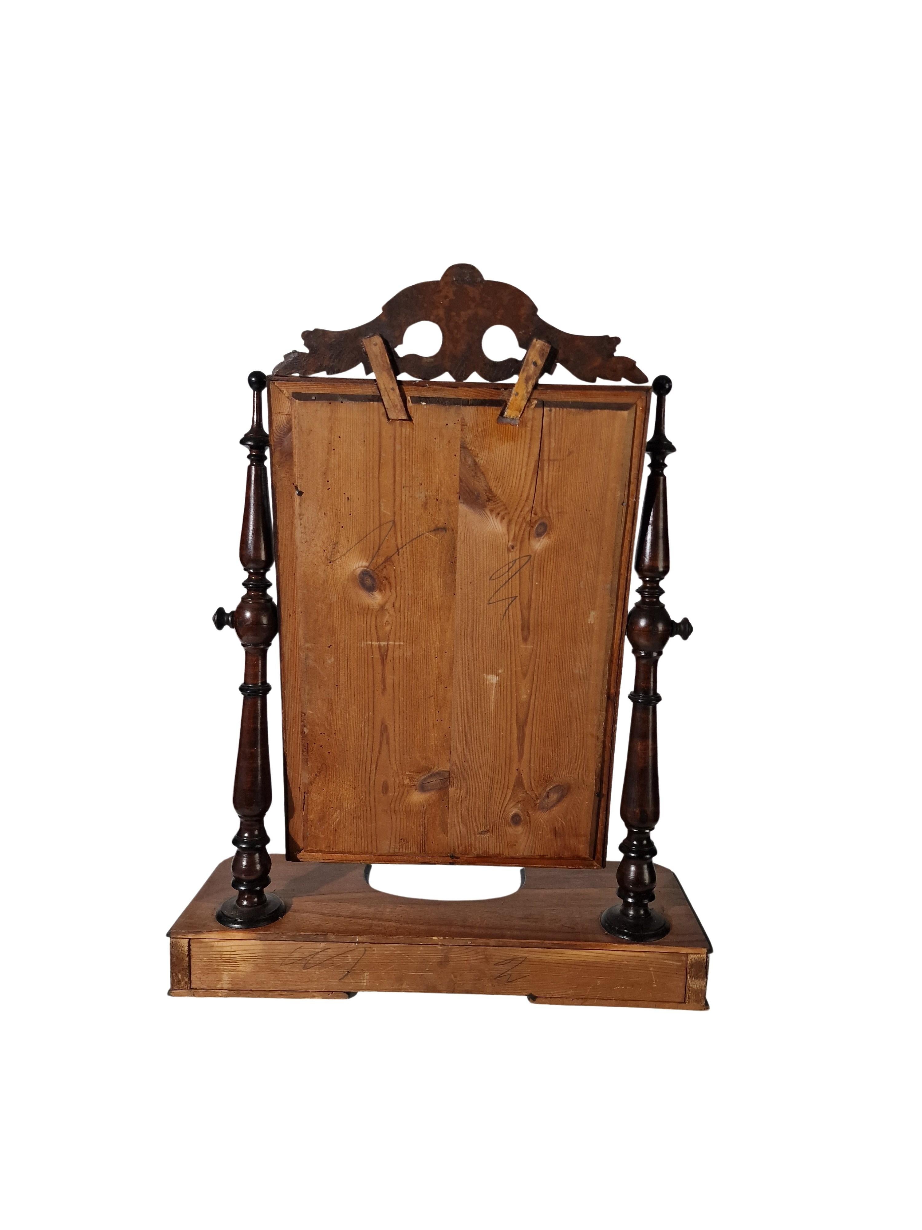 Table Mirror, Makeup / Vanity Mirror, late 19th century, 1890, Austria 1