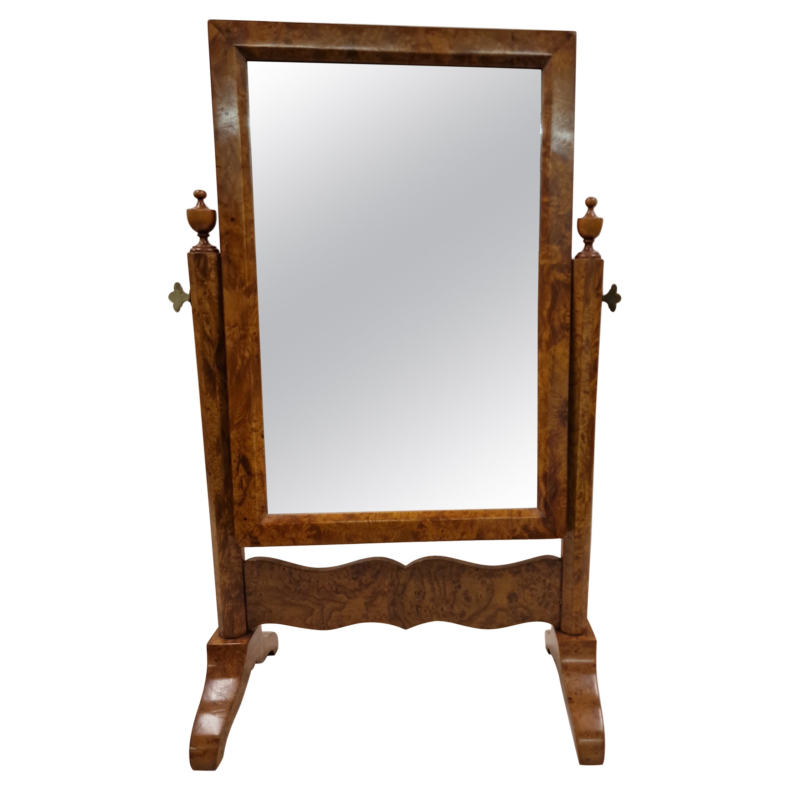 Table Mirror, Makeup / Vanity Mirror, Late Biedermeier, Around 1850, Austria For Sale