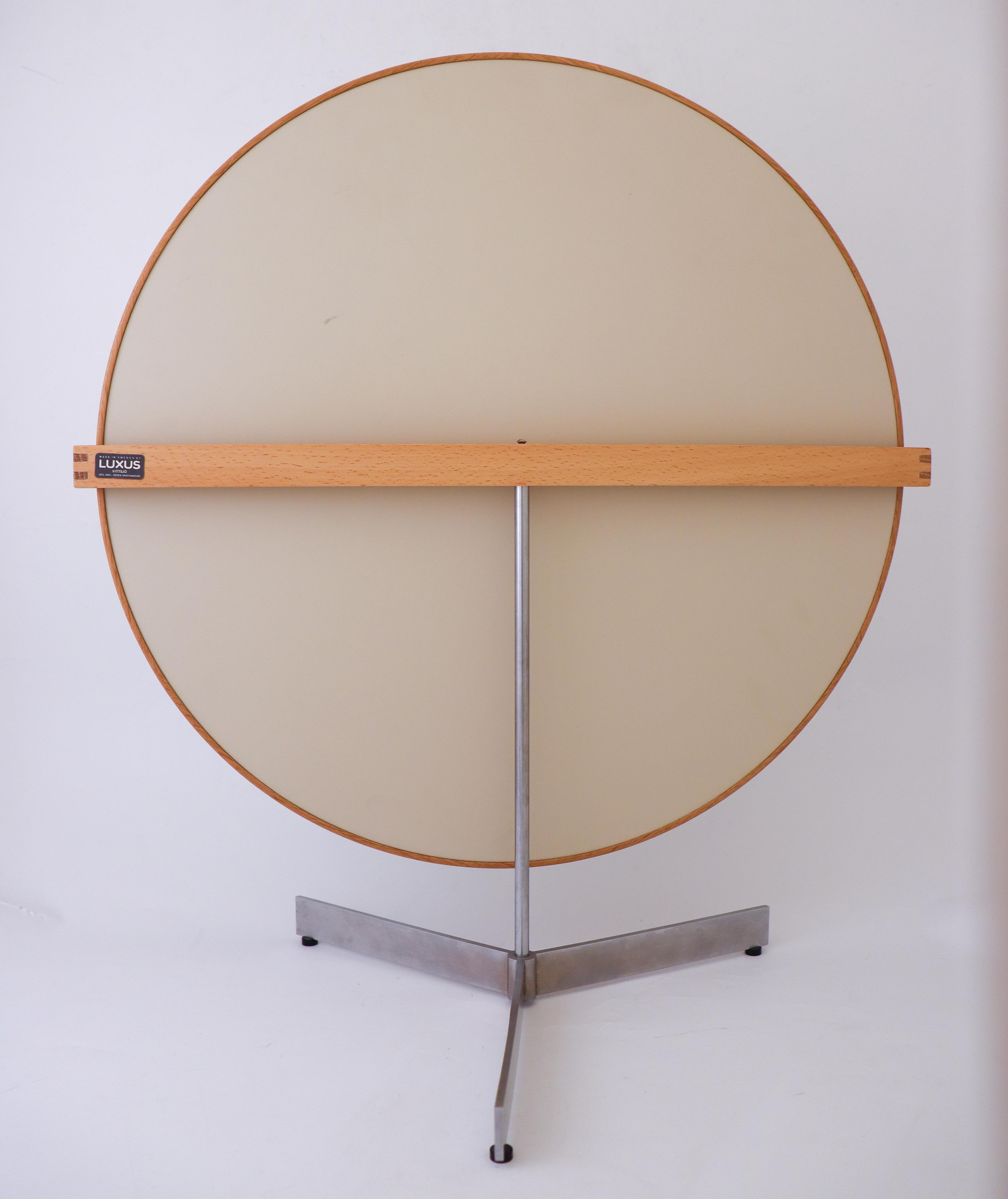 Table Mirror Oak, Luxus, Uno & Östen Kristiansson, Vittsjö, Sweden 1960s 2