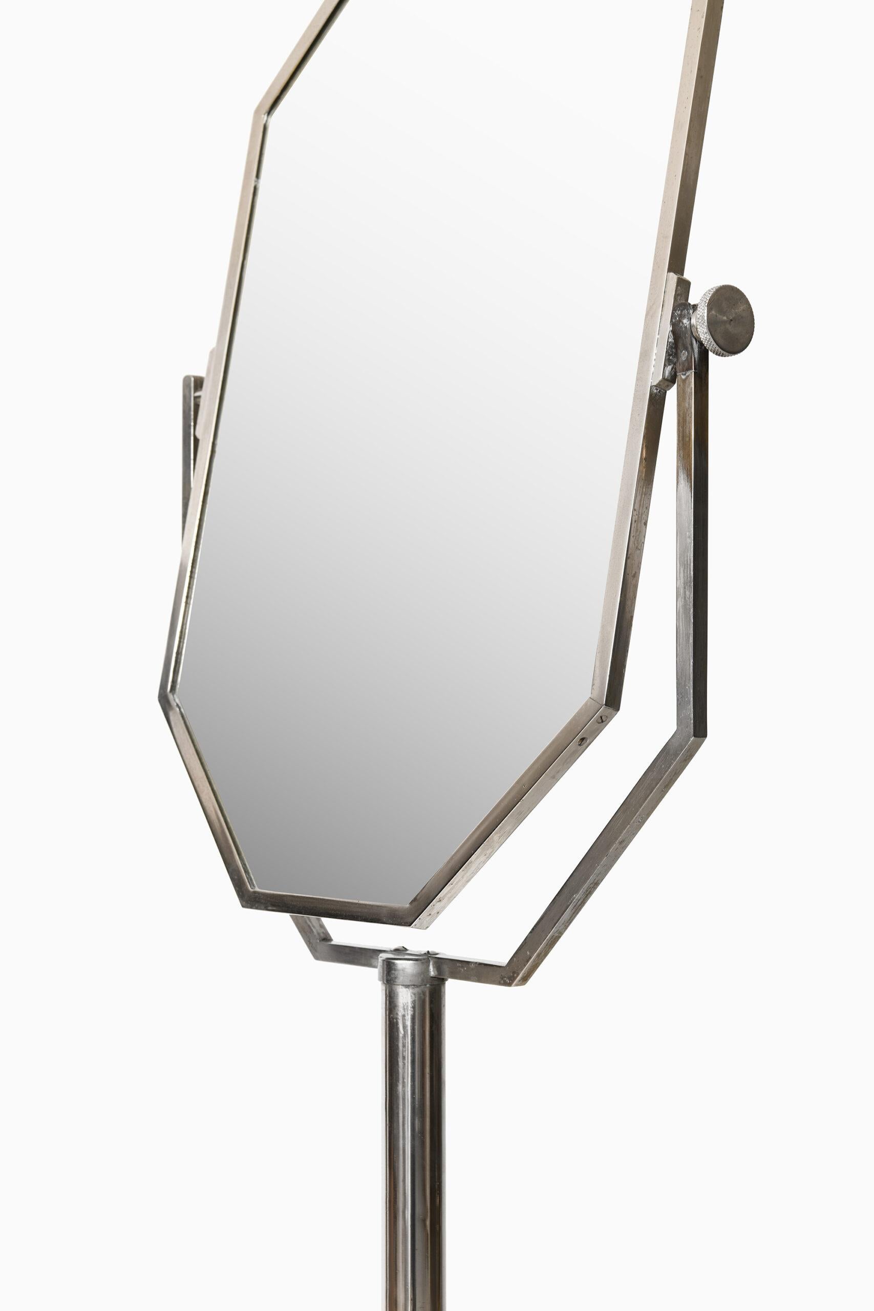 Rare table mirror by unknown designer. Probably produced in Sweden.