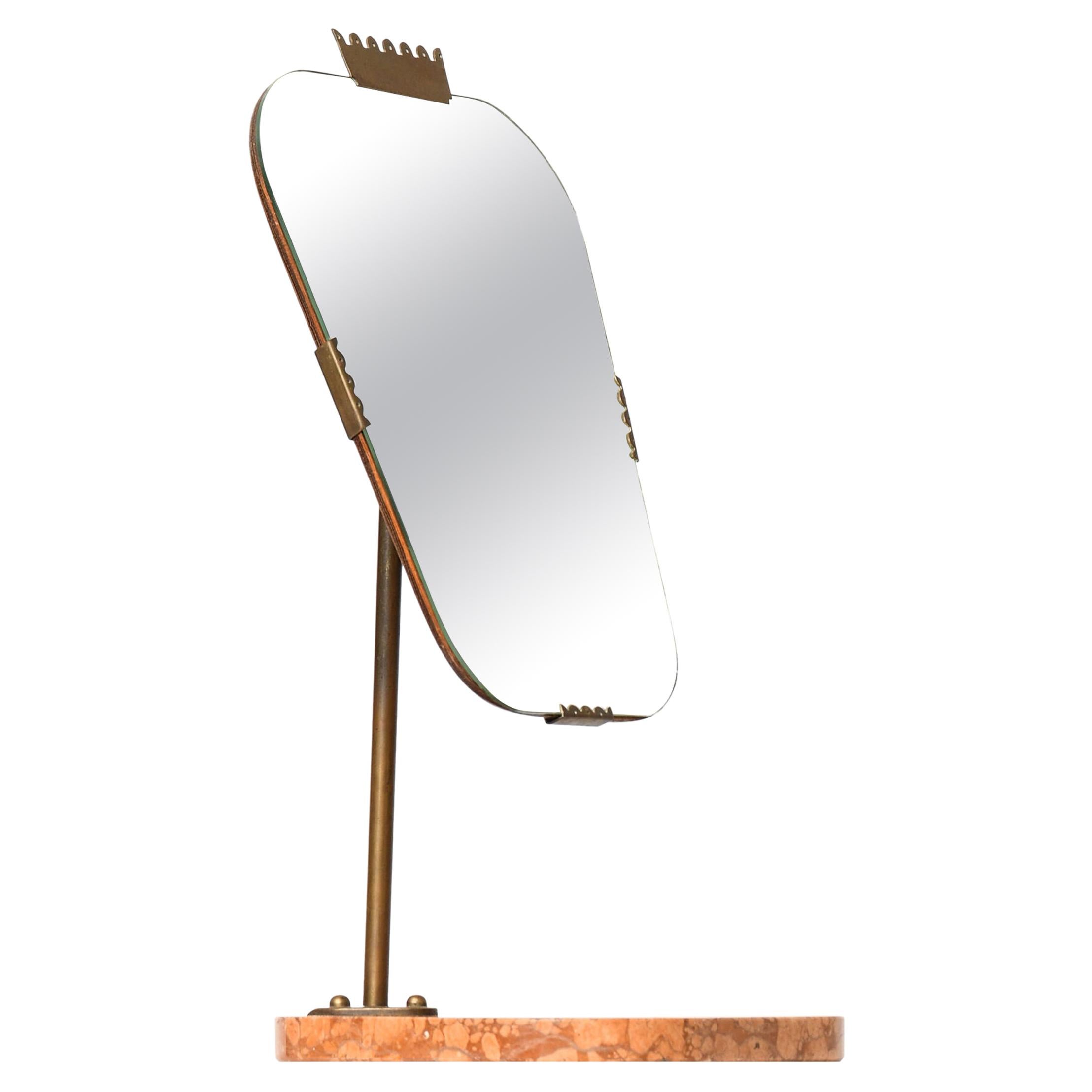 Table Mirror Produced in Sweden For Sale