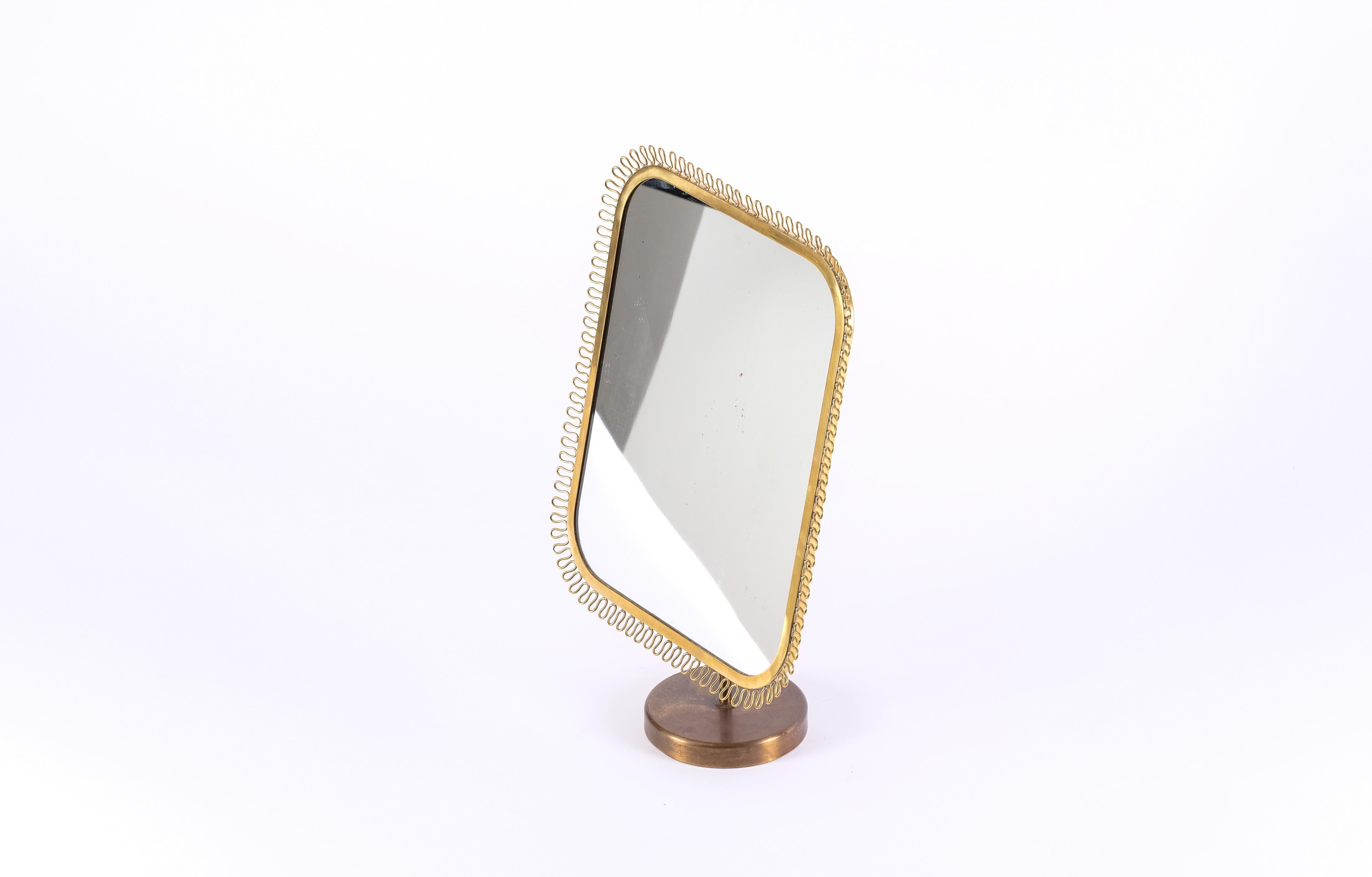 Mid-20th Century Table Mirror, Sweden, 1950s For Sale