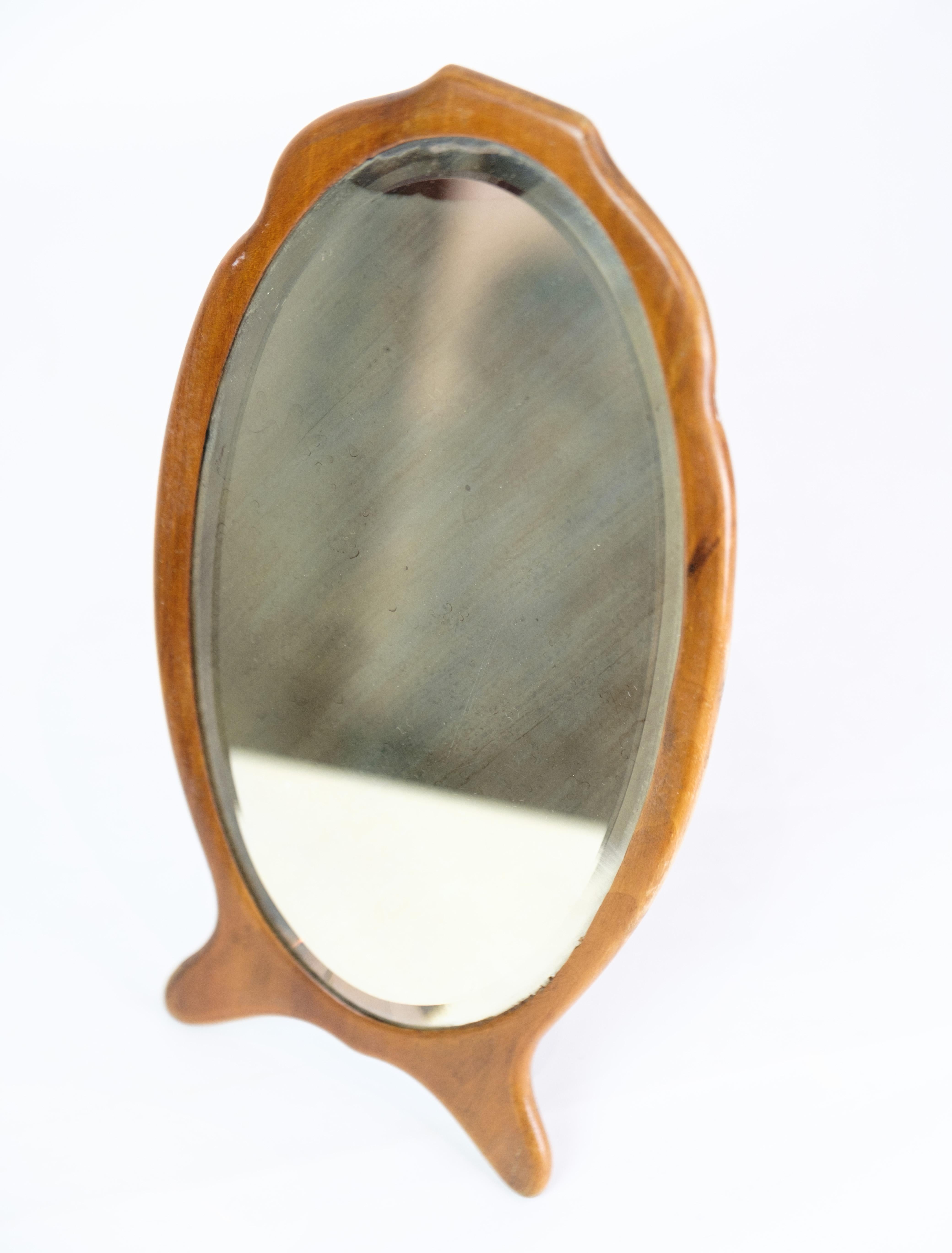 Empire Table Mirror, Walnut, 1880s For Sale