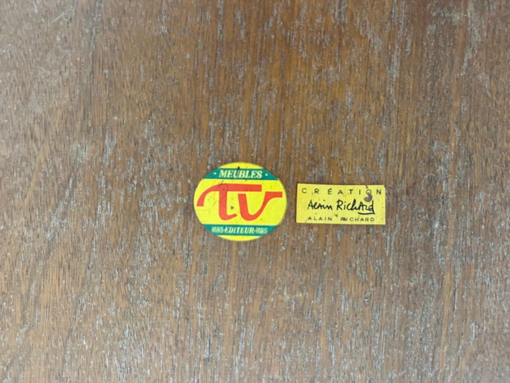 Table model 200 by Alain Richard, TV furniture edition For Sale 1