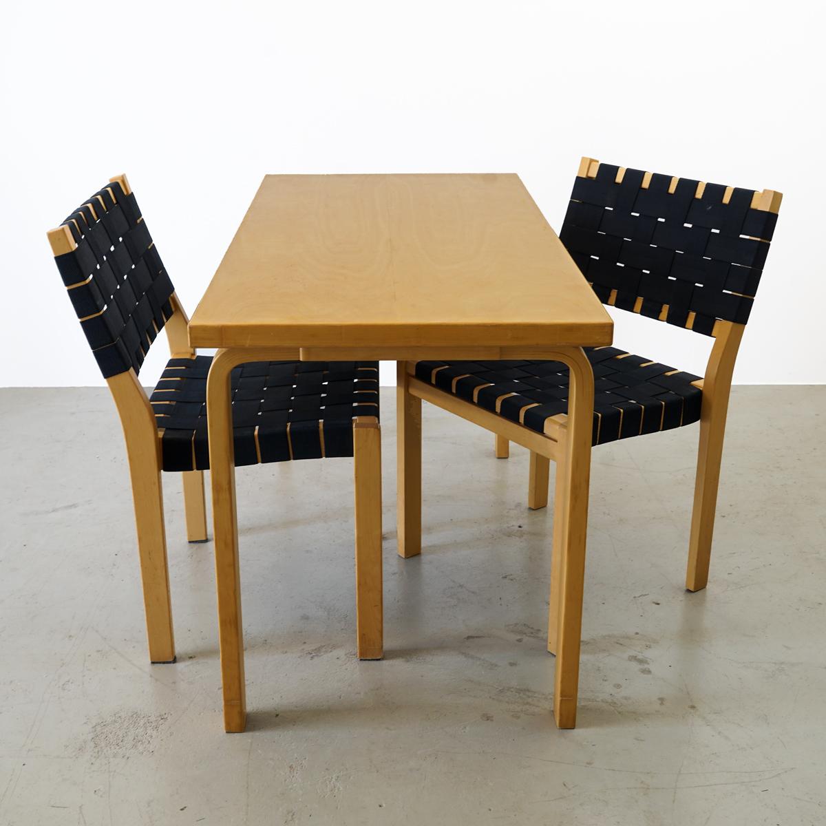 Lacquered Table model 80A, Alvar Aalto for Artek, Finland