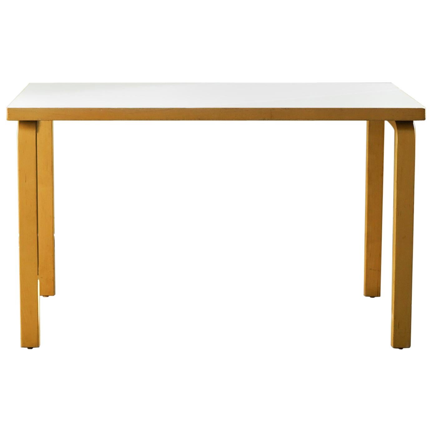 Table Model 80A White Laminated, Alvar Aalto for Artek, Finland at 