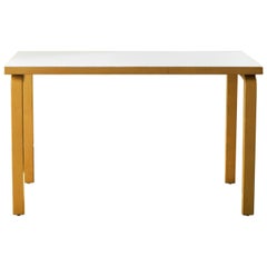 Antique Table Model 80A White Laminated, Alvar Aalto for Artek, Finland