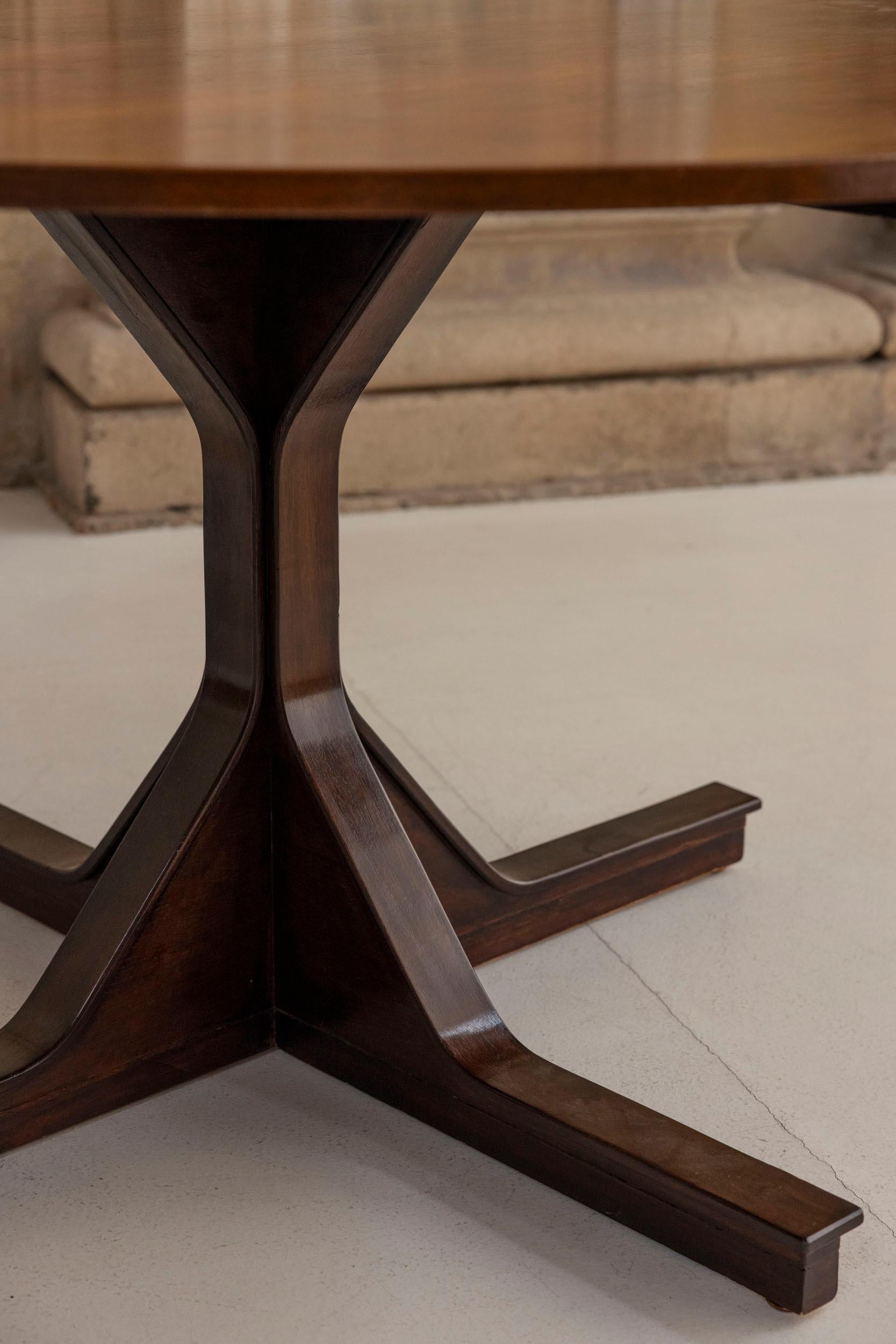 Bois Table modèle n.522 de Gianfranco Frattini pour Bernini, Italie, années 1960 en vente