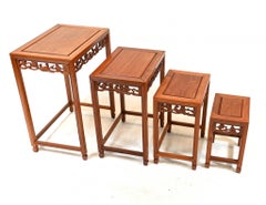 Table Nest 4 Chinese Tables Side Table Quartetto Hardwood