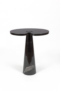 Table Noire D’appoint “Eros” D’Angelo Mangiarotti Pour Skipper, 1975