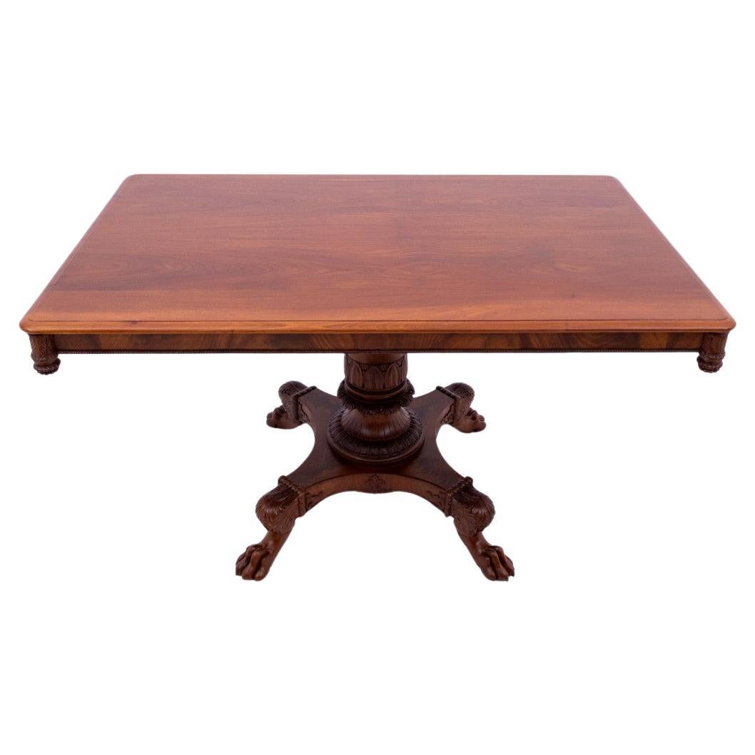 Table on lion's paws, Northern Europe, late 19th century.