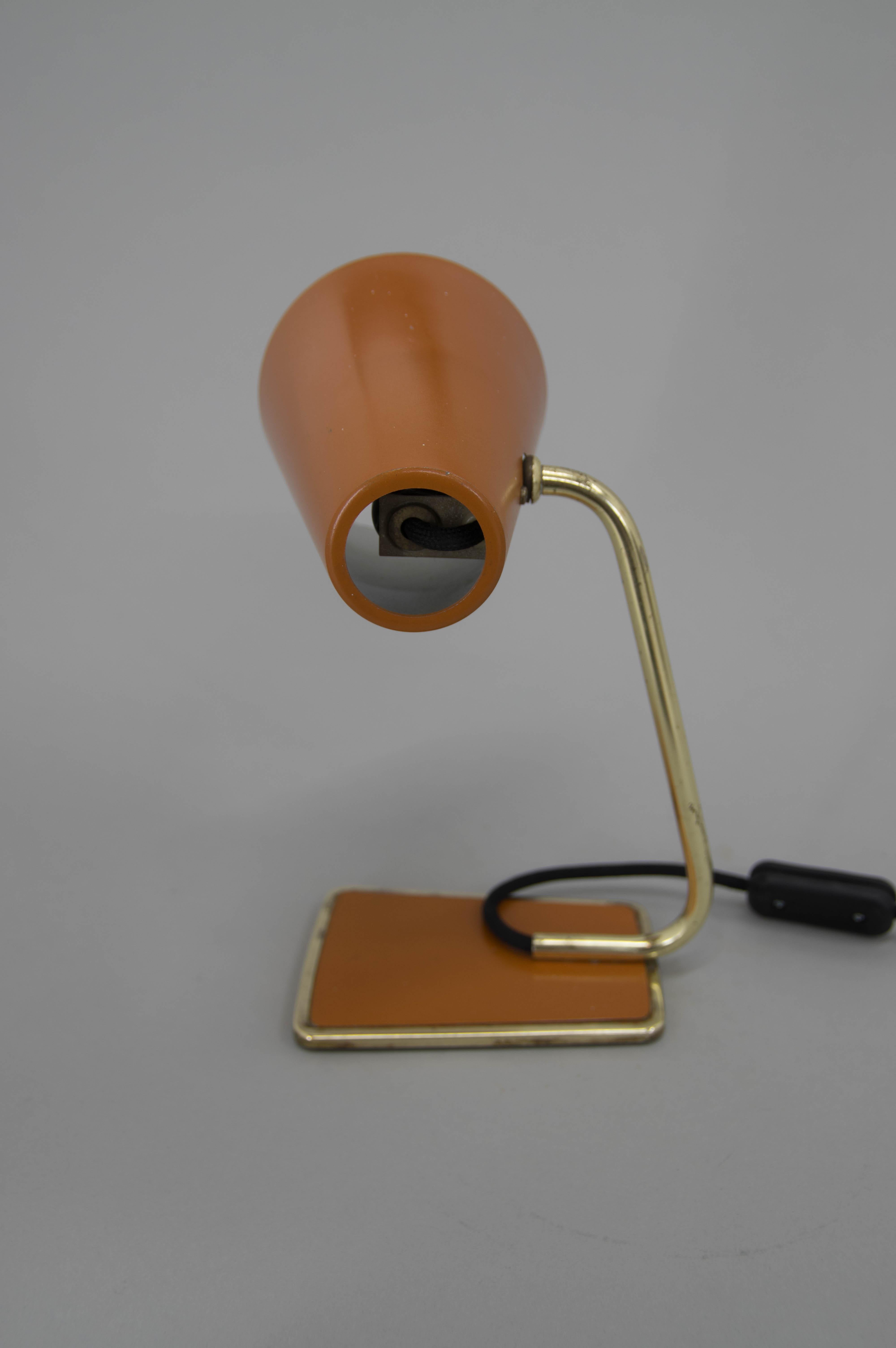 Table or Bedside Lamp, Czechoslovakia, 1960s 5