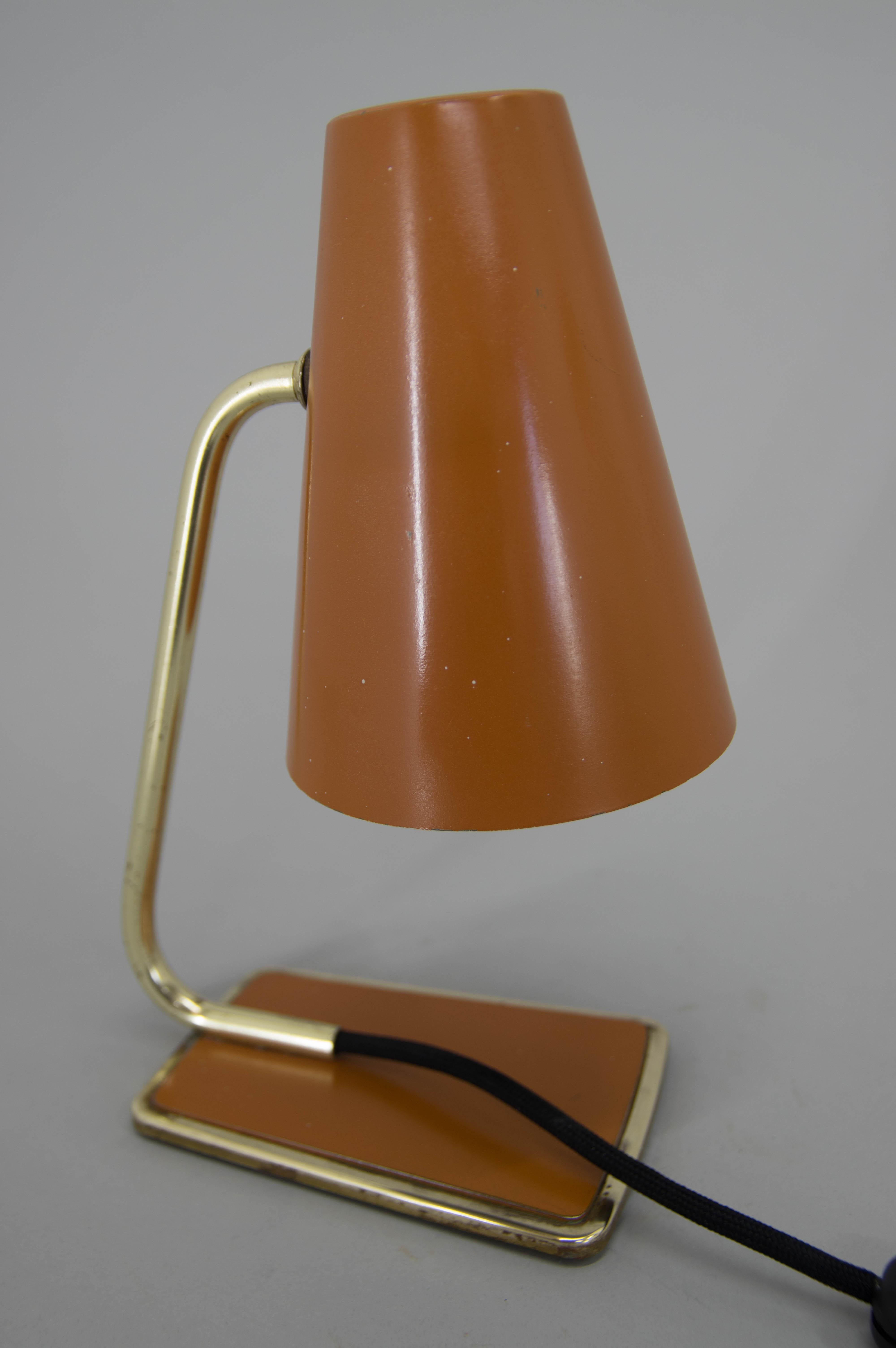Table or Bedside Lamp, Czechoslovakia, 1960s 7