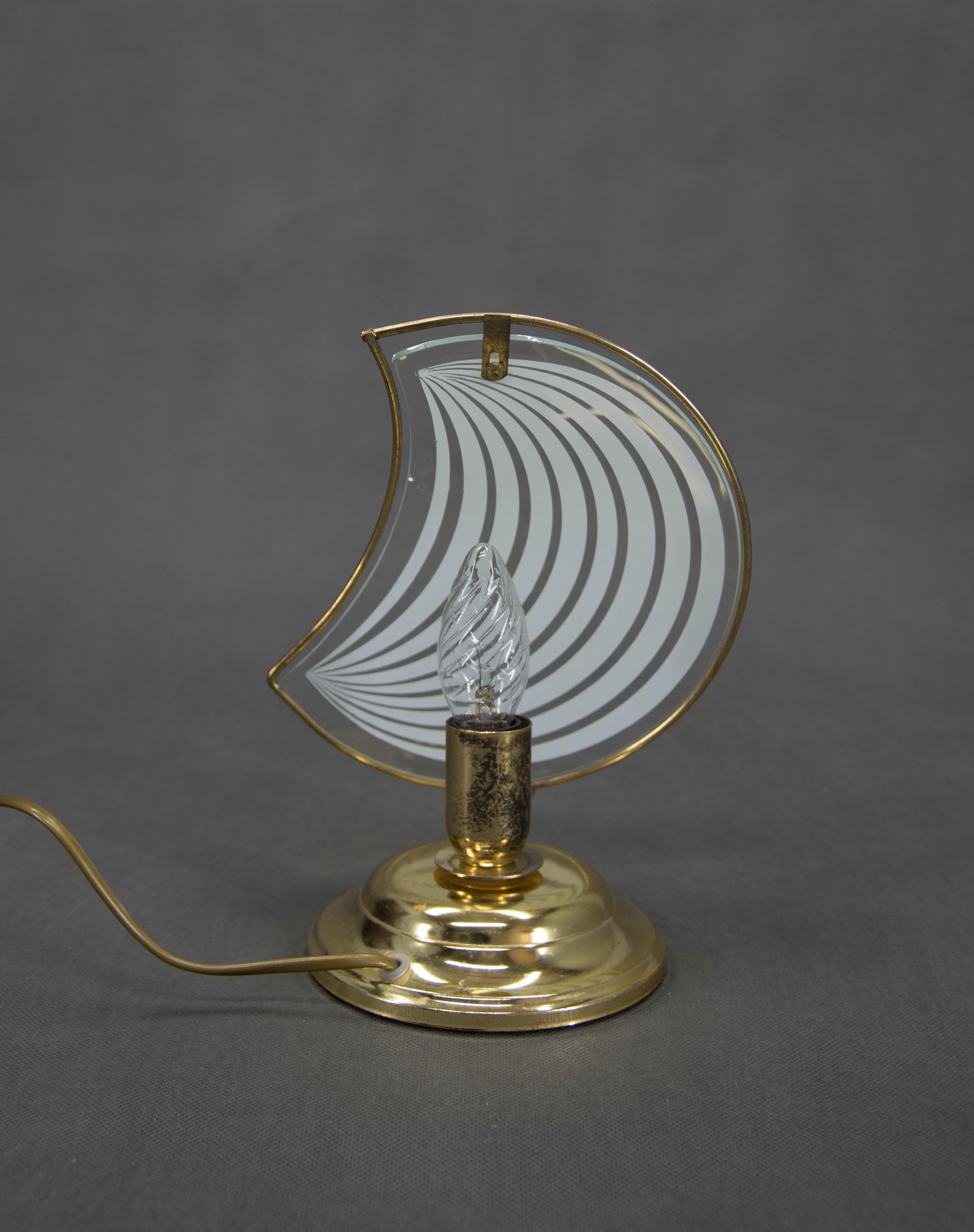 Tisch- oder Nachttischlampe, Italien, 1980er Jahre (Italienisch) im Angebot